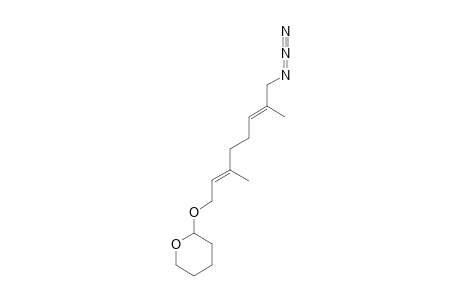 (E,E)-3,7-DIMETHYL-O-TETRAHYDROPYRANYL-2,6-OCTADIENE-8-AZIDE;DESIRED-PRODUCT