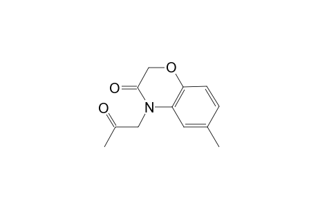 6-Methyl-4-(2-oxopropyl)-2H-1,4-benzoxazin-3(4H)-one
