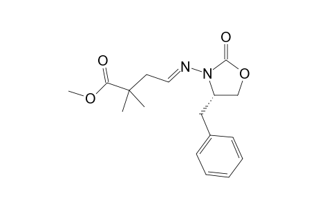 (S,E)-methyl 4-((4-benzyl-2-oxooxazolidin-3-yl)imino)-2,2-dimethylbutanoate