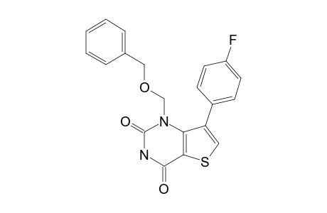 1-(BENZYLOXYMETHYL)-7-(4-FLUOROPHENYL)-THIENO-[3,2-D]-PYRIMIDINE-2,4-DIONE