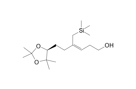 (Z)-6-[(4S)-2,2,5,5-tetramethyl-1,3-dioxolan-4-yl]-4-(trimethylsilylmethyl)-3-hexen-1-ol