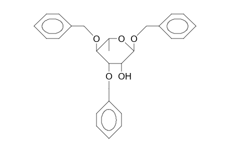 Benzyl 3,4-di-O-benzyl.alpha.-L-rhamnopyranoside