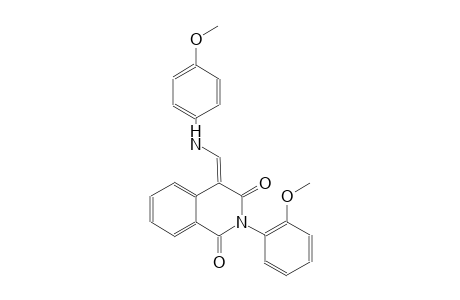 1,3(2H,4H)-isoquinolinedione, 2-(2-methoxyphenyl)-4-[[(4-methoxyphenyl)amino]methylene]-, (4E)-