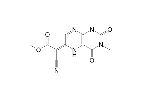 Methyl 2-(1,2,3,4,5,6-hexahydro-1,3-dimethyl-2,4-dioxopteridin-6-ylidene)-2-cyanoacetate