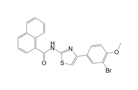 N-[4-(3-bromo-4-methoxyphenyl)-1,3-thiazol-2-yl]-1-naphthamide