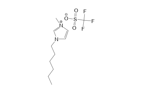 1-HEXYL-3-METHYL-IMIDAZOLIUM-TRIFLUOROMETHANESULFONATE;[C10H19N2][CF3SO3]