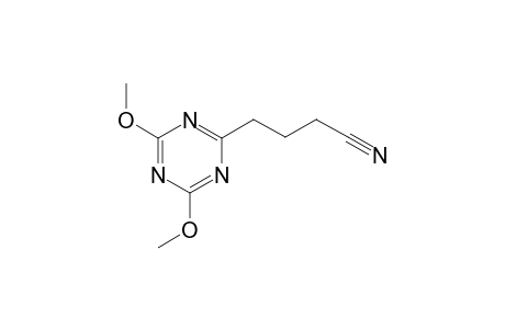 4-(4,6-Dimethoxy-1,3,5-triazin-2-yl)butanenitrile