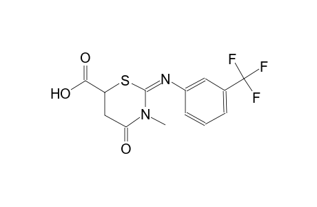 2H-1,3-thiazine-6-carboxylic acid, tetrahydro-3-methyl-4-oxo-2-[[3-(trifluoromethyl)phenyl]imino]-, (2E)-