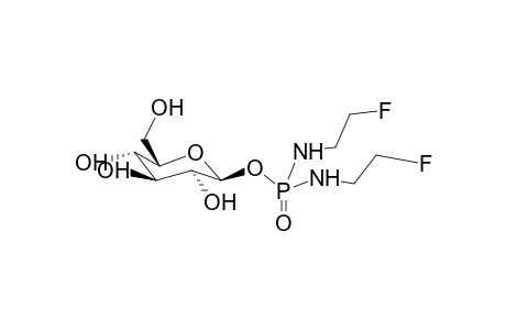 O-(b-d-Glucopyranosyl)-N,N'-bis(2-fuoroethyl)-phosphordiamidate