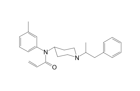 N-3-Methylphenyl-N-[1-(1-phenylpropan-2-yl)piperidin-4-yl]prop-2-enamide