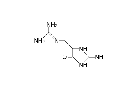 2-Imino-4-guanidinomethyl-5-imidazolidinone