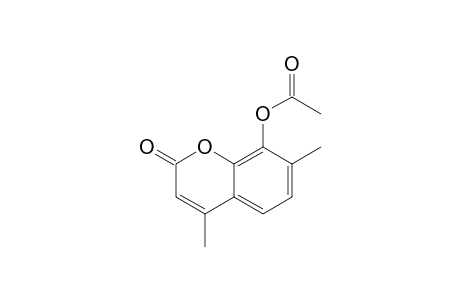 (4,7-dimethyl-2-oxidanylidene-chromen-8-yl) ethanoate