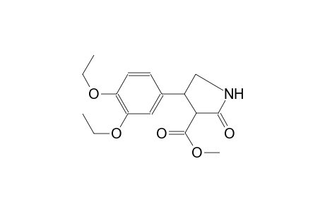 3-pyrrolidinecarboxylic acid, 4-(3,4-diethoxyphenyl)-2-oxo-, methylester