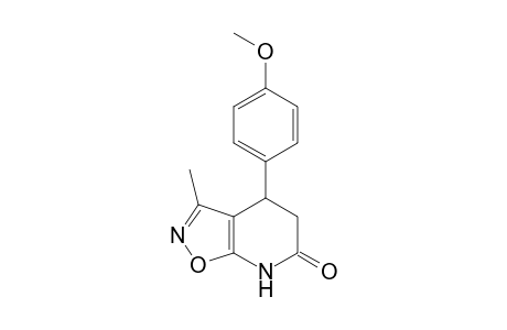 4-(4-Methoxyphenyl)-3-methyl-4,7-dihydroisoxazolo[5,4-b]pyridin-6(5H)-one