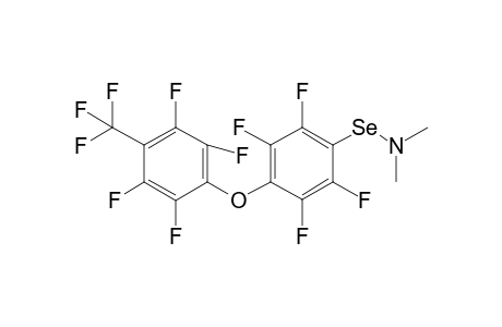 N,N-Dimethyl-4-(4'-trifluoromethyltetrafluorophenoxy)tetrafluorobenzeneselenenylamide