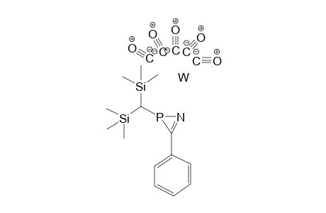 [{2-Bis(trimethylsilyl)methyl-3-phenyl-2H-azaphosphirene-kappaP}-pentacarbonyltungsten(0)]