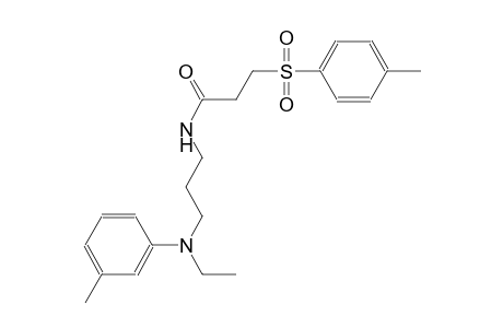 propanamide, N-[3-[ethyl(3-methylphenyl)amino]propyl]-3-[(4-methylphenyl)sulfonyl]-