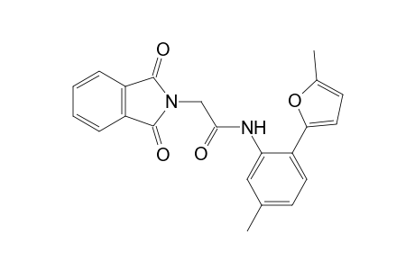 2-(1,3-Dioxo-1,3-dihydro-2H-isoindol-2-yl)-N-[5-methyl-2-(5-methyl-2-furyl)phenyl]acetamide