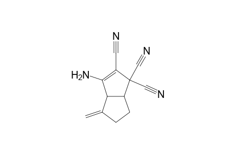 3-amino-4-methylene-3a,5,6,6a-tetrahydropentalene-1,1,2-tricarbonitrile