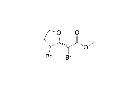 (2E)-2-bromo-2-(3-bromo-2-oxolanylidene)acetic acid methyl ester