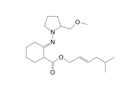 2-(Methoxymethyl)-1-{[2'-(5"-methyl-2"-hexenyloxycarbonyl)cyclohexylidene]amino}pyrrolidine