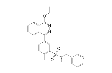 5-(4-ethoxy-1-phthalazinyl)-2-methyl-N-(3-pyridinylmethyl)benzenesulfonamide