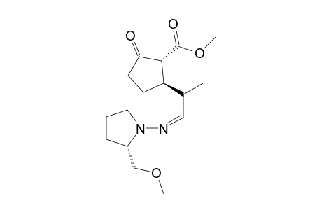 (1R,2R,2"S) Methyl 2-[2'-(2"-methoxymethylpyrrolidin-1"-ylimino)-1'-methylethyl]-5-oxocyclopentane-1-carboxylate