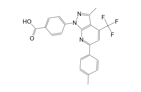 benzoic acid, 4-[3-methyl-6-(4-methylphenyl)-4-(trifluoromethyl)-1H-pyrazolo[3,4-b]pyridin-1-yl]-