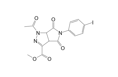 Pyrrolo[3,4-c]pyrazole-3-carboxylic acid, 1-acetyl-1,3a,4,5,6,6a-hexahydro-5-(4-iodophenyl)-4,6-dioxo-, methyl ester