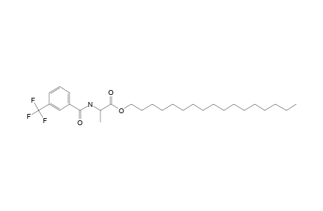 L-Alanine, N-(3-trifluoromethylbenzoyl)-, heptadecyl ester