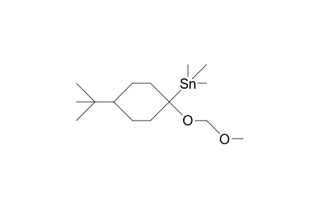 cis-4-tert-Butyl-1-methoxymethoxy-1-trimethylstannyl-cyclohexane