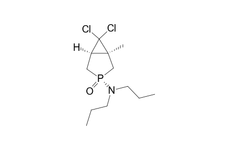 (1R,3S,5S)-6,6-Dichloro-3-di-n-propylamino-1-methyl-3-phosphabicyclo[3.1.0]hexane 3-Oxide