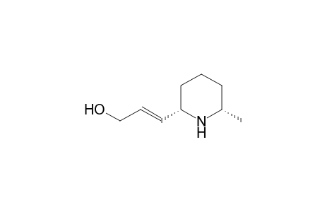 cis-(E)-2-(3-hydroxy-1-propenyl)-6-methyl-piperidine