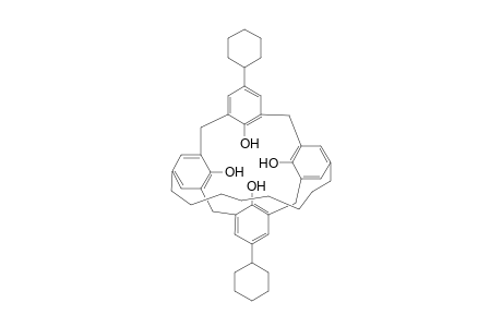11,23-dicyclohexyl-5,17-octano-25,26,27,28-tetrahydroxycalix[4]arene