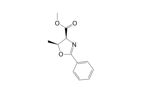 Methyl (4S,5S)-dihydro-5-methyl-2-phenyl-4-oxazolecarboxylate