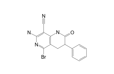 7-Amino-5-bromo-8-cyano-3,4-dihydro-3-phenyl-1,6-naphthyridin-2(1H)-one