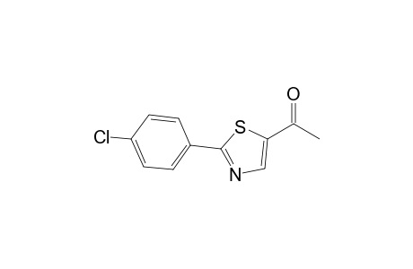 1-[2-(4-chlorophenyl)-1,3-thiazol-5-yl]ethanone