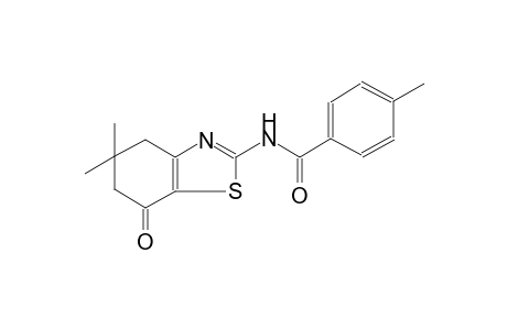 benzamide, 4-methyl-N-(4,5,6,7-tetrahydro-5,5-dimethyl-7-oxo-2-benzothiazolyl)-