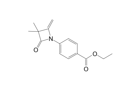 Ethyl 4-(3,3-dimethyl-2-methylene-4-oxoazetidin-1-yl)benzoate