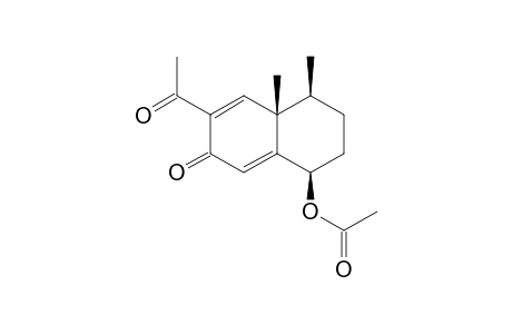 1.beta.-Acetoxy-6,9-dien-8-oxo-eremophil-11-nor-11-ketone