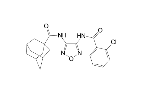 Adamantane-1-carboxylic acid, [4-(2-chlorobenzoylamino)furazan-3-yl]amide