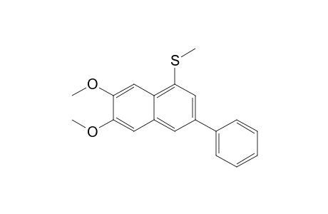 6,7-Dimethoxy-1-(methylthio)-3-phenylnaphthalene
