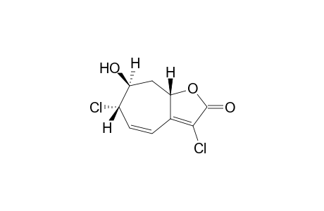 (6S,7S,8aS)-3,6-bis(chloranyl)-7-oxidanyl-6,7,8,8a-tetrahydrocyclohepta[b]furan-2-one