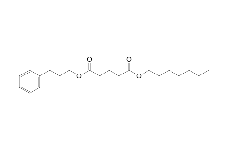 Glutaric acid, heptyl 3-phenylpropyl ester