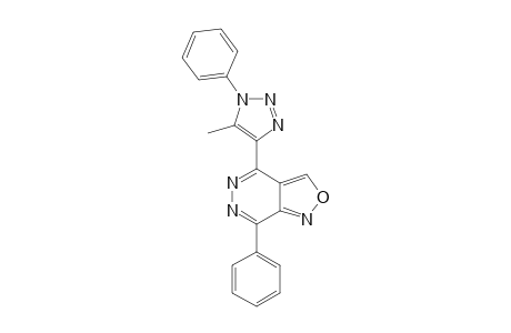 4-(5-Methyl-1-phenyl-1H-1,2,3-triazol-4-yl)-7-phenylisoxazolo[3,4-d]pyridazine
