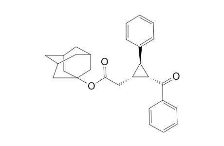 CIS-(+/-)-1-ADAMANTYL-2-(2-OXO-2-PHENYLETHYL)-3-PHENYLCYCLOPROPANE-1-CARBOXYLATE