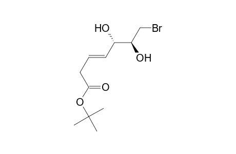 tert-Butyl (E)-(5S,6S)-7-bromo-5,6-Dihydroxyhept-3-enoate