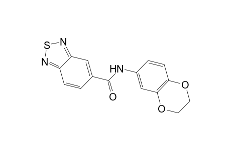 2,1,3-Benzothiadiazole-5-carboxamide, N-(2,3-dihydro-1,4-benzodioxin-6-yl)-