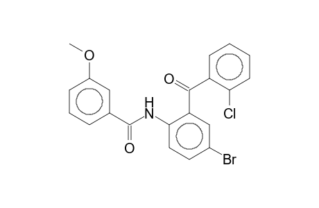 N-[4-Bromo-2-(2-chlorobenzoyl)phenyl]-3-methoxybenzamide