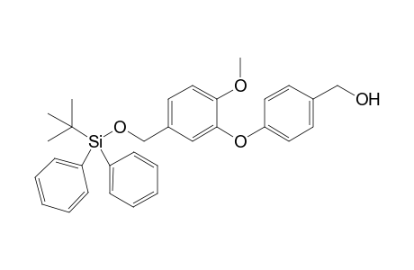 5-[(t-Butyldiphenylsilyl)oxy]methyl-2-methoxyphenyl 4-(Hydroxymethyl)phenyl ether